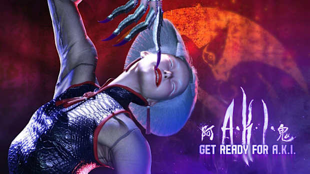Announcement promo for AKI in SF6